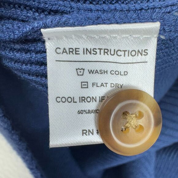 Mizzen+Main Blue Crewneck Sweater - Picture 8 of 9